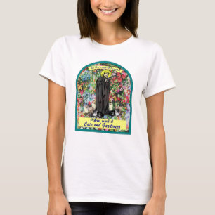 St Gertrude of Nivelles patron saint of cats T-Shirt