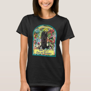 St Gertrude Patron Saint of Cats Great Nivelles 2 T-Shirt