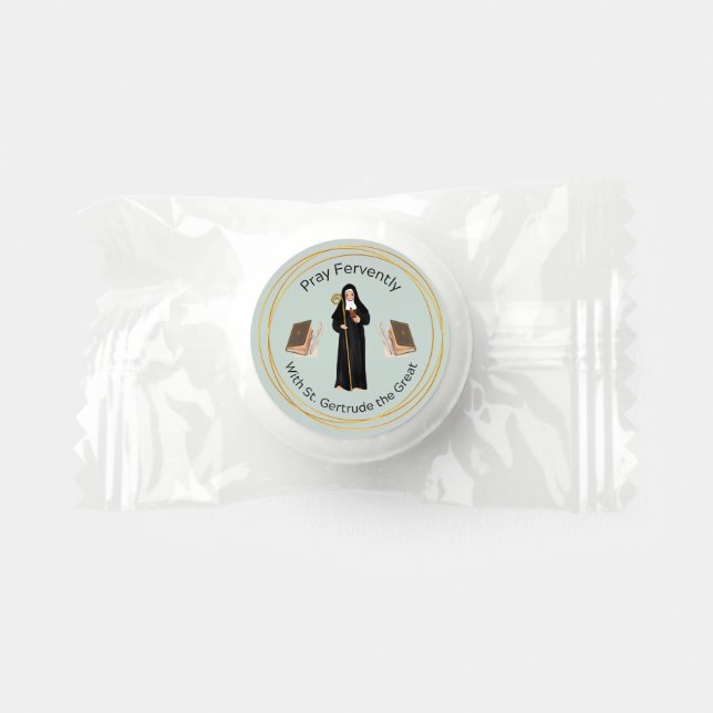 St. Gertrude the Great All Saints Halloween Life Saver® Mints (Front)