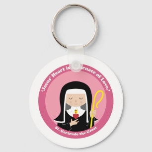 St. Gertrude the Great Keychain