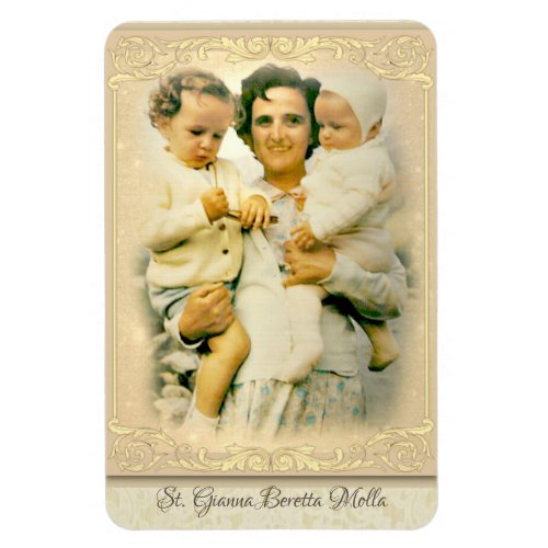 St Gianna Beretta Molla Catholic Mother Magnet