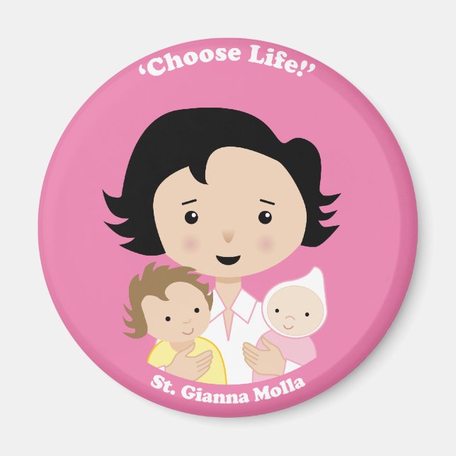 St. Gianna Molla Magnet (Front)