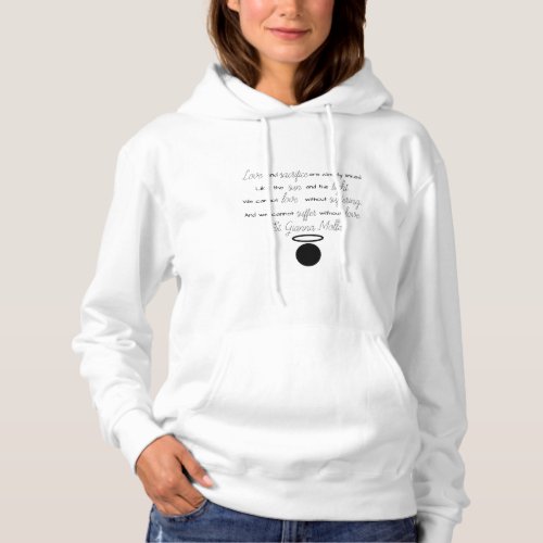 St Gianna Molla Quote Hoodie