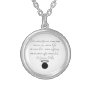 St. Gianna Molla Quote Silver Plated Necklace