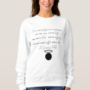 St. Gianna Molla Quote Women's Sweatshirt