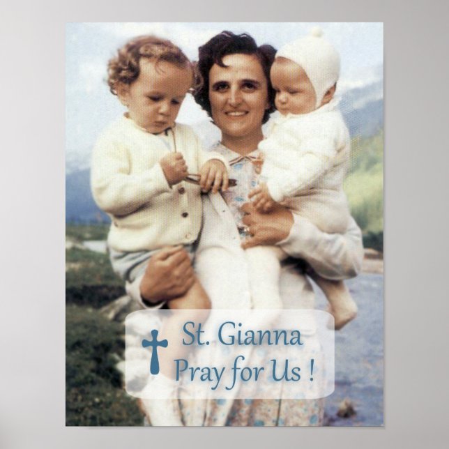 ST GIANNA PRAY FOR US POSTER (Front)