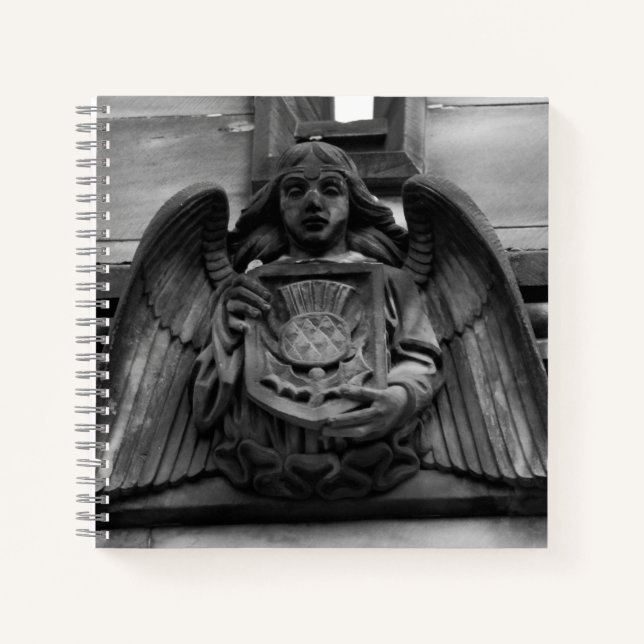 St. Giles Cathedral Angel Photo Notebook (Front)