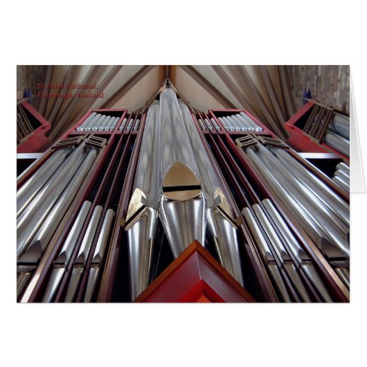 St Giles Cathedral organ, Edinburgh Cards (Front Horizontal)