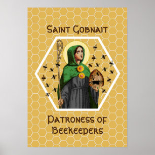 St. Gobnait of Ballyvourney (SAE 003) Poster