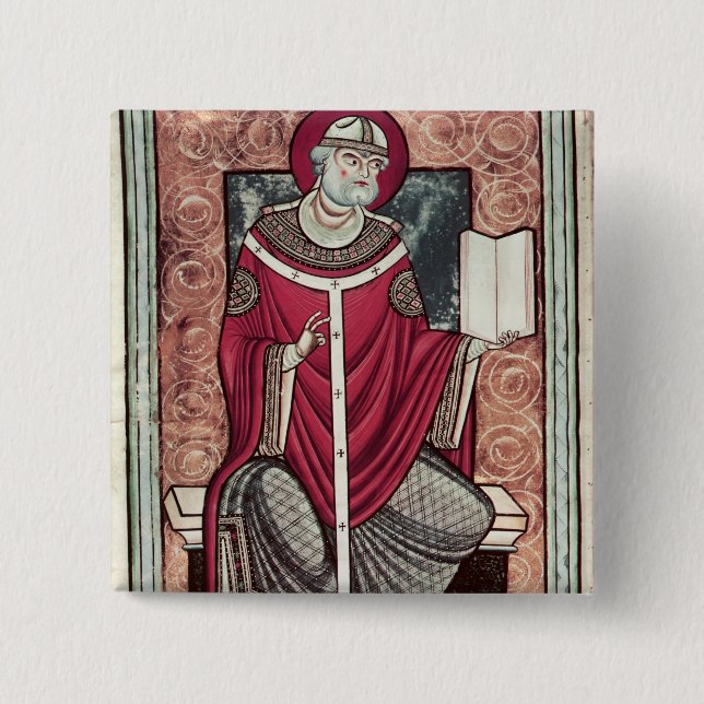 St. Gregory Button (Front)