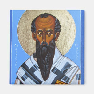 St Gregory of Nyssa Orthodox Icon Magnet