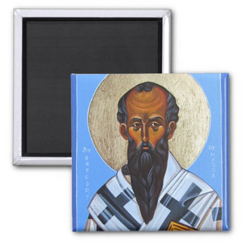 St Gregory of Nyssa Orthodox Icon Magnet