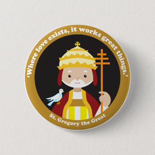 St. Gregory the Great Button