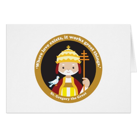 St. Gregory the Great Cards (Front Horizontal)