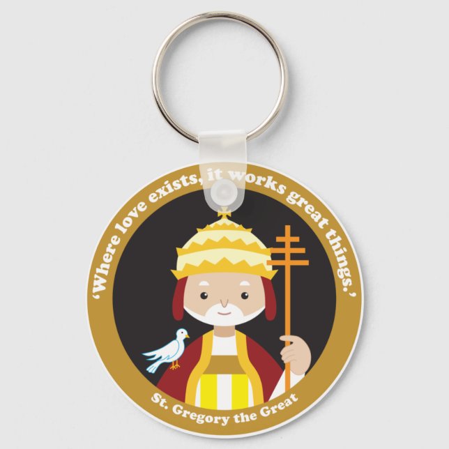 St. Gregory the Great Keychain (Front)