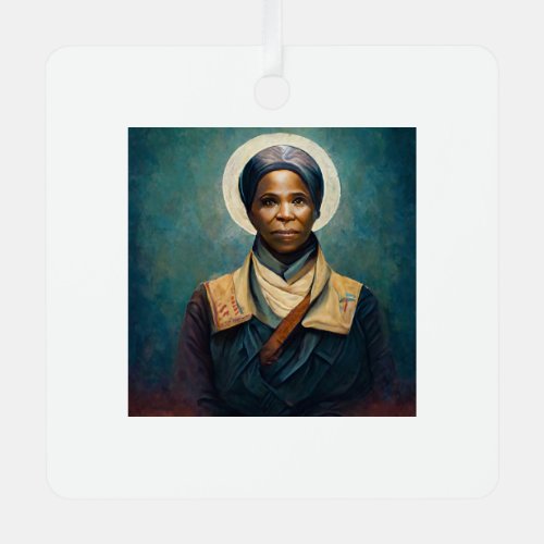 St Harriet Tubman Metal Ornament