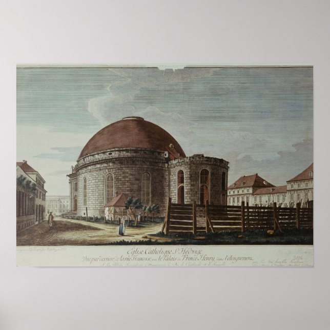 St. Hedwig, Cathedral, Berlin Poster (Front)