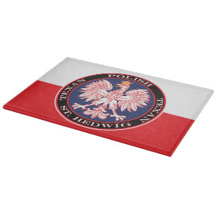 St. Hedwig Round Polish Texan Cutting Board