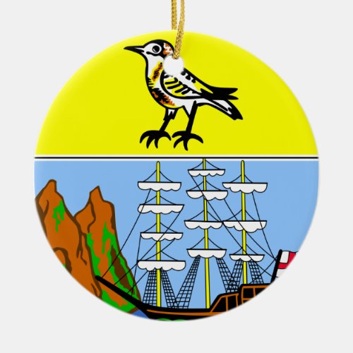 ST HELENA South Atlantic Christmas Ornament
