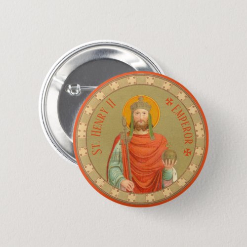 St Henry II Emperor BBS 10 Button