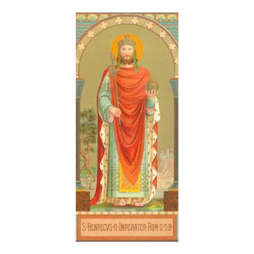 St Henry II Emperor BBS 10 Style 3 Rack Card
