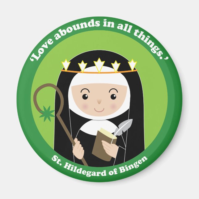 St. Hildegard Magnet (Front)