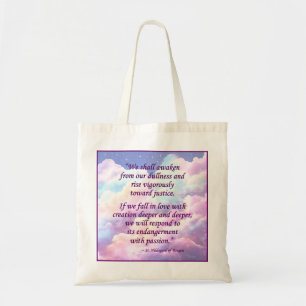 St. Hildegard of Bingen Quote Tote Bag
