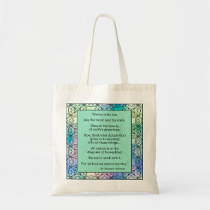 St. Hildegard of Bingen Quote Tote Bag