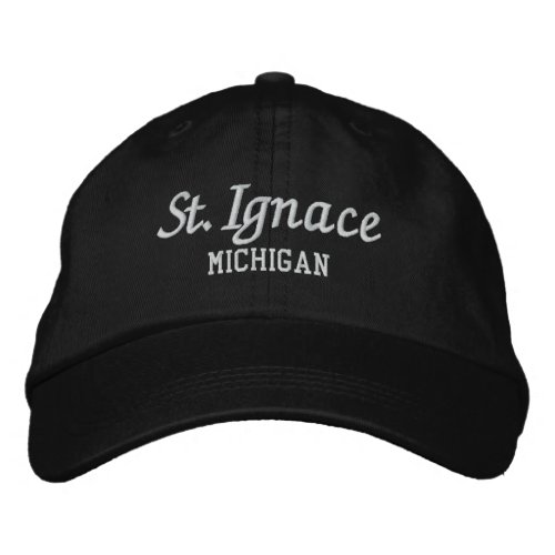 St Ignace Michigan Baseball Hat