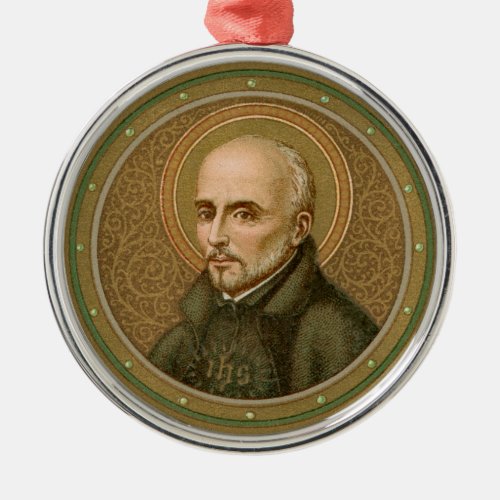 St Ignatius Loyola BK 050 Metal Ornament