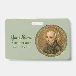 St. Ignatius Loyola (BK 050) (Style 1) Badge