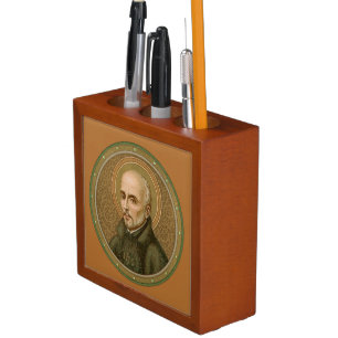St. Ignatius Loyola (BK 050) (Style 1) Desk Organizer