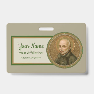 St. Ignatius Loyola (BK 050) (Style 2) Badge