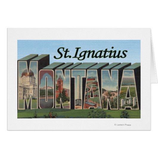 St. Ignatius, Montana Cards (Front Horizontal)
