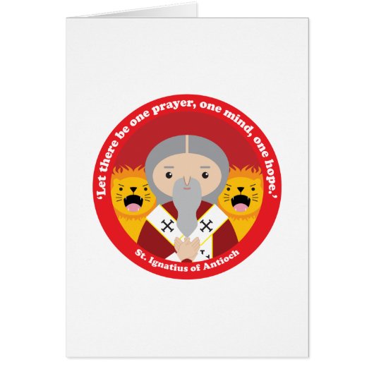 St. Ignatius of Antioch Cards (Front)
