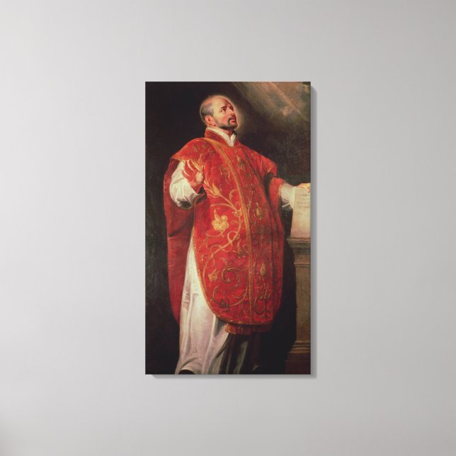 St. Ignatius of Loyola  Founder of the Jesuits Canvas Print (Front)