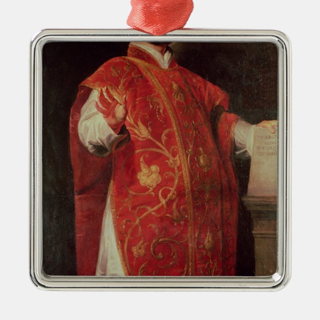 St. Ignatius of Loyola  Founder of the Jesuits Metal Ornament (Front)