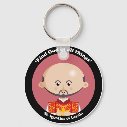 St Ignatius of Loyola Keychain