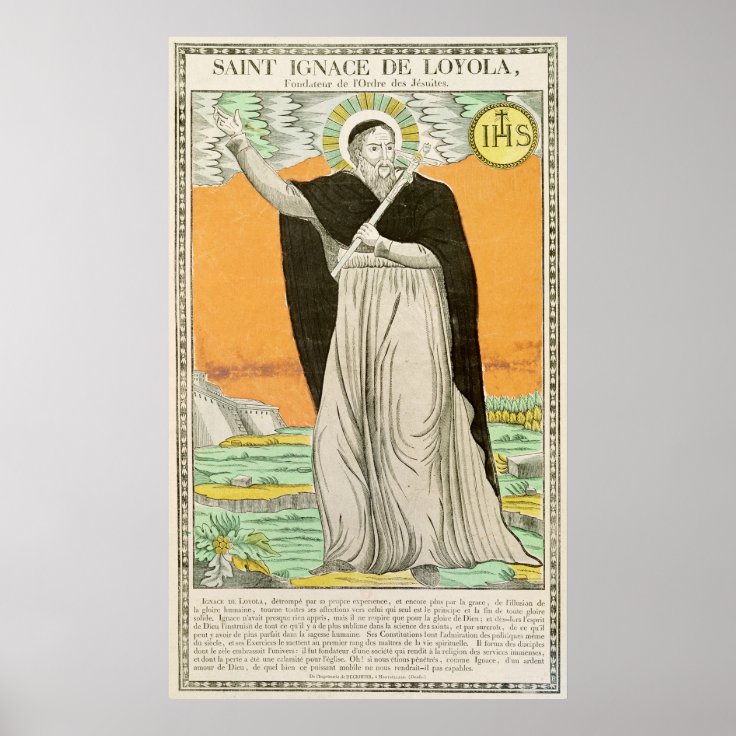 St. Ignatius of Loyola Poster | Zazzle