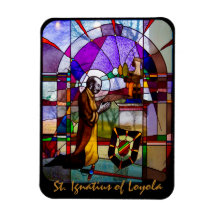 St. Ignatius of Loyola Stained Glass Window