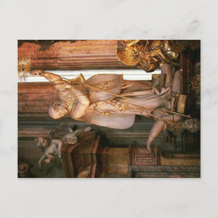 St Ignatius over Martin Luther Postcard