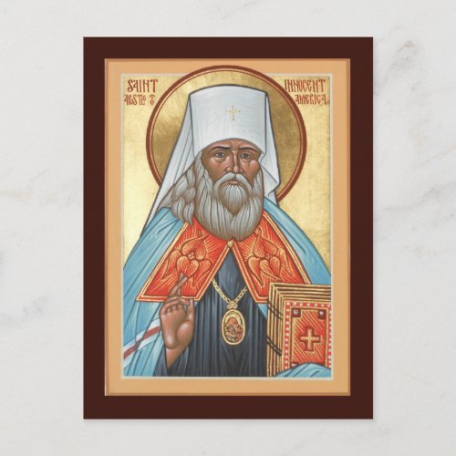 St Innocent of Alaska Prayer Card