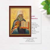 St. Innocent's C.O.S. Prayer Card (Desk)