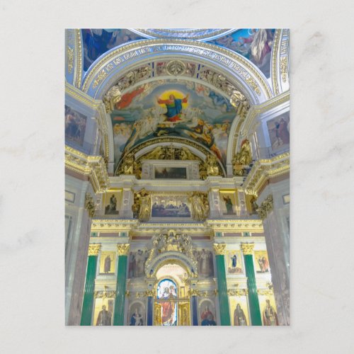 St Isaacs Cathedral St Petersburg Russia Postcard