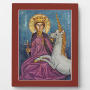 St. Isabel of France Icon Plaque