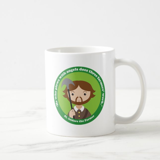 St. Isidore the Farmer Coffee Mug (Right)