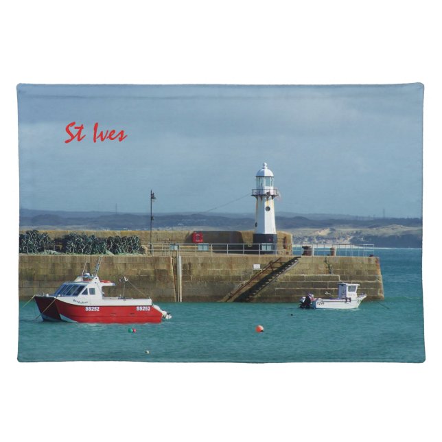 St Ives Cornwall England Photo Placemat (Front)