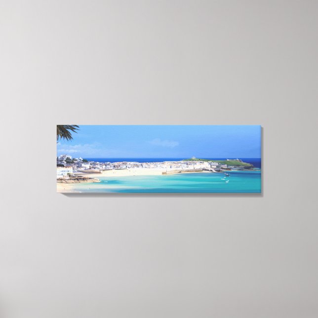 St Ives, Cornwall original Art Canvas Print (Front)