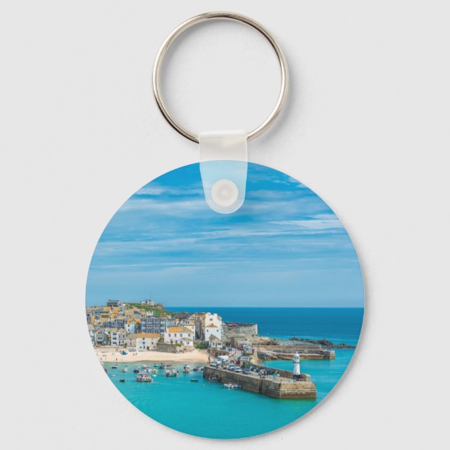 St Ives skyline Keychain (Front)