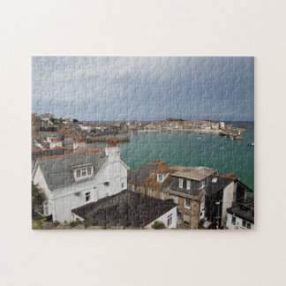 St.Ives town and harbor, Cornwall Jigsaw Puzzle